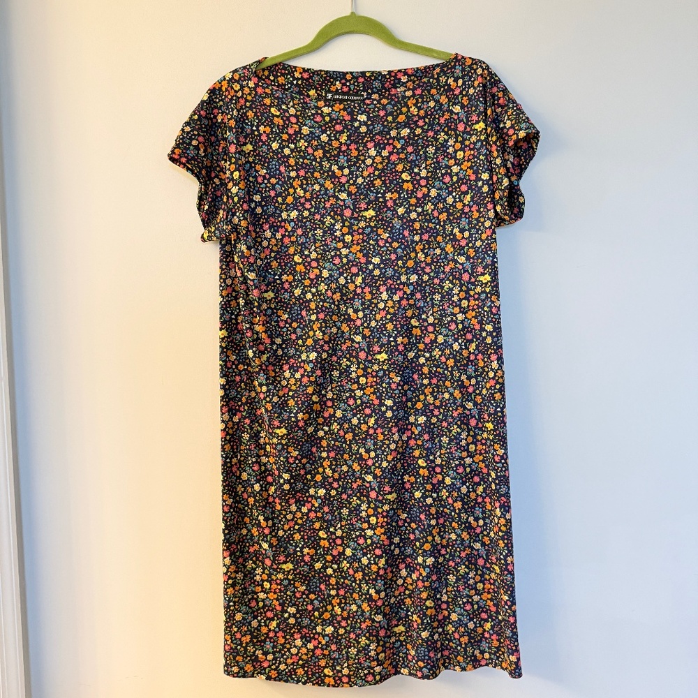 Tory Burch Bergdorf Goodman 5F 100% Silk Floral Knee-Length Dress Pattern M